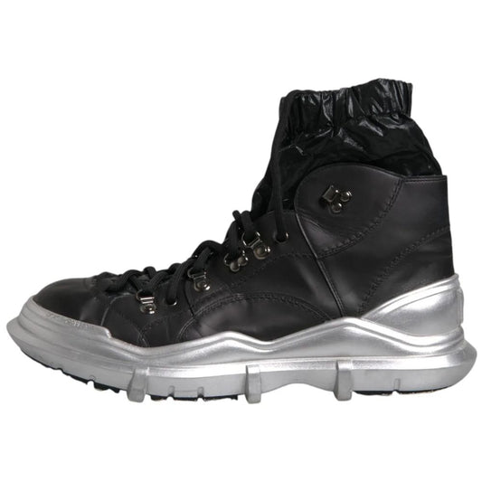 Dolce & Gabbana Black Nylon Boot