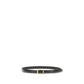 Saint Laurent Crocodile-effect Cassandre Belt