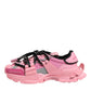 Dolce & Gabbana Pink Low Top Space Women Sneakers Shoes