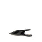 Saint Laurent Black Calf Leather Bos Taurus Ballet Flats