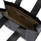 Chloé Black Woody Embroidered Logo Leather Medium Tote Bag