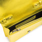 Ferrari Metal Yellow GT patent leather bag with chain
