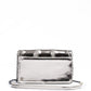 Ferrari Metal Silver GT patent leather bag with chain