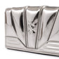 Ferrari Metal Silver GT patent leather bag with chain