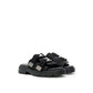 Bottega Veneta Black Cotton Slipper