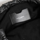 Dolce & Gabbana Black Cashmere Knitted Leather Shoulder Women Borse Bag