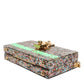 Dolce & Gabbana Multicolor PurseBox Fashion Sinner Glitter Crossbody Bag
