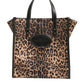 Dolce & Gabbana Multicolor Leopard Shopping Tote Shoulder Women Borse Bag