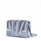 Ferrari Metal light blue GT patent leather bag with chain