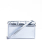 Ferrari Metal light blue GT patent leather bag with chain
