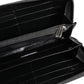 Dolce & Gabbana Black Gray Leopard Leather Zip Around Continental Wallet