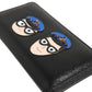 Dolce & Gabbana Black Leather #DGFAMILY Zipper Continental Mens Wallet