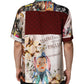 Dolce & Gabbana Multicolor Shell Print Hawaii Casual Shirt