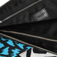 Dolce & Gabbana Multicolor Printed Nylon Logo Plaque Men Clutch Pouch Bag