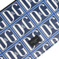Dolce & Gabbana Blue White Leather D&G Logo Plaque Crossbody Borse Bag