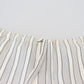 Dolce & Gabbana White Stripes Silk Lounge Trouser Pants