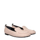 Premiata Pink Leather Slip-On Loafers