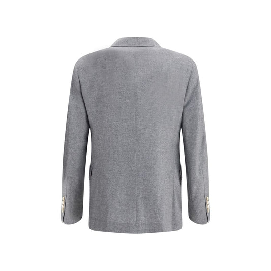 Brunello Cucinelli Cashmere and silk flannel Blazer