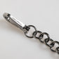 Dolce & Gabbana Blue Yellow DG Rubber Logo Silver Men Keychain Keyring