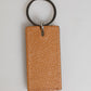 Dolce & Gabbana Brown Leather Logo Metal Ring Keychain Holder Men Keyring