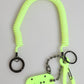 Dolce & Gabbana Green Springy Key Holder DG Logo Men's Keychain