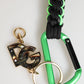 Dolce & Gabbana Multicolor Polyester Tape String DG Logo Keychain Keyring