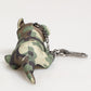 Dolce & Gabbana Multicolor Camouflage Animal Silhouette Keychain Keyring