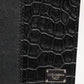 Dolce & Gabbana Black Exotic Leather Bifold Card Holder Men Wallet