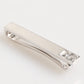 Dolce & Gabbana Silver Tone Brass Logo Branded Men Accessory Tie Clip Bar
