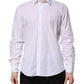 Dolce & Gabbana White Cotton STAFF Long Sleeves Forma Shirt