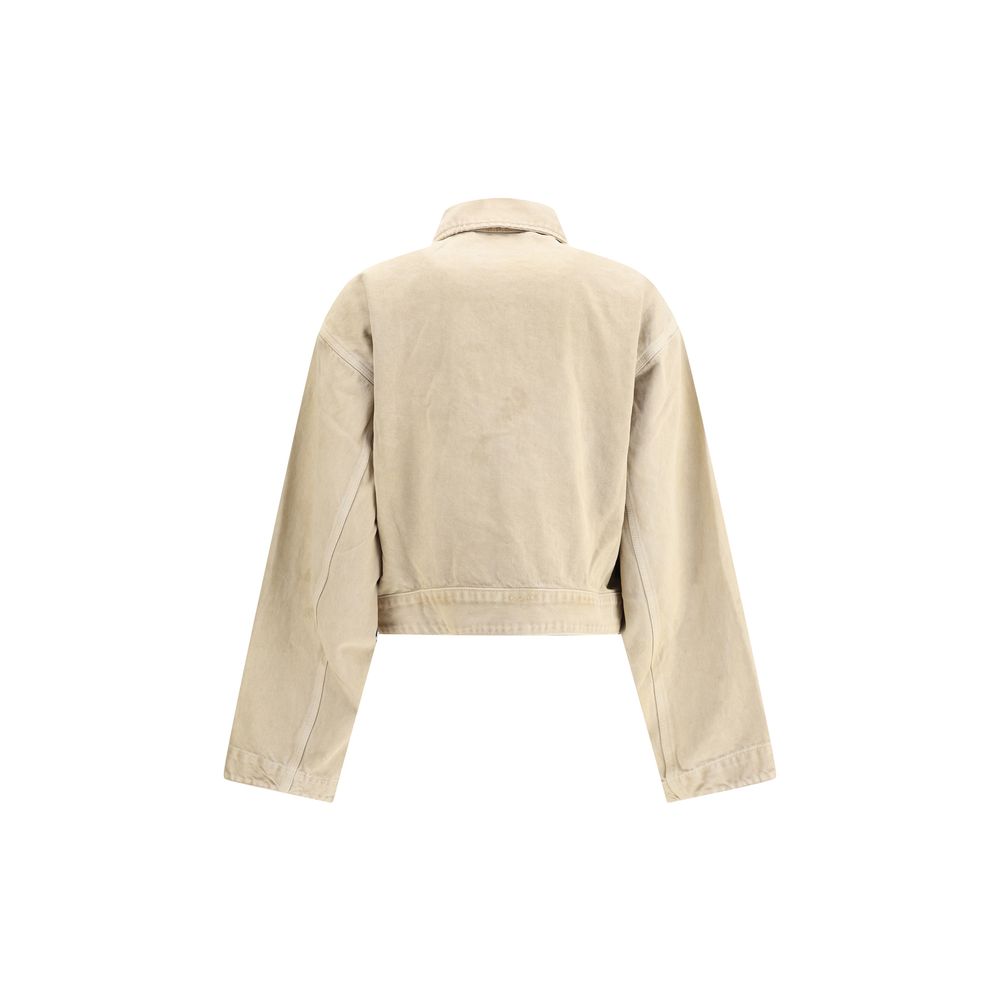 Balenciaga Beige Cotton Denim Jacket