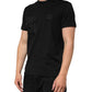 Dolce & Gabbana Black Cotton Embroidered DG Logo Pocket T-shirt