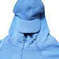 Dolce & Gabbana Blue Cotton Hooded Men Sportswear One Size Vest