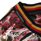 Dolce & Gabbana Multicolor Polyester Marble Print Oversize T-shirt