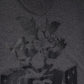 Dolce & Gabbana Black Charcoal DG Logo V-Neck Men T-shirt