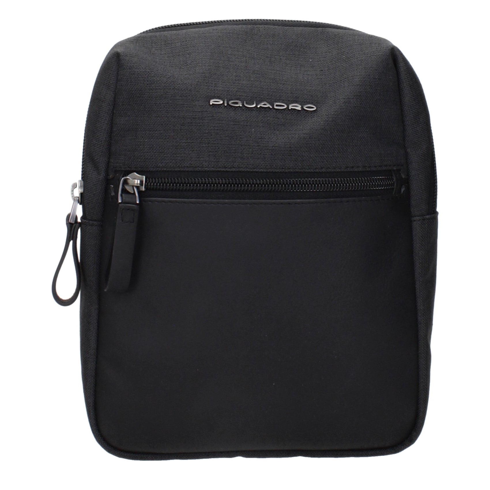 Piquadro Black Fabric Crossbody Bags