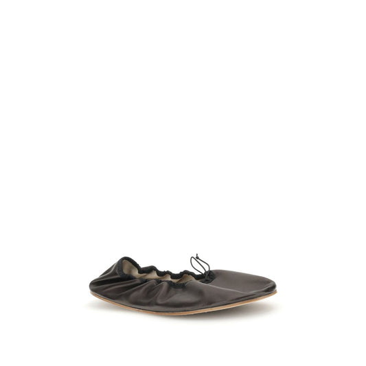 The Row Rounded Ballerinas