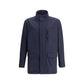Brioni Blue Cashmere Coat