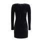 Self-Portrait Short velvet Dress