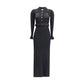 Self-Portrait Long ribbed Dress