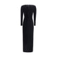 Self-Portrait Embellished velvet midi Dress