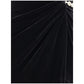 Self-Portrait Embellished velvet midi Dress