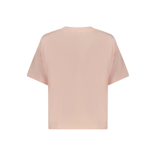 Guess Jeans Pink Cotton Women T-Shirt