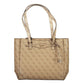 Guess Jeans Beige Polyethylene Women Handbag