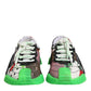 Dolce & Gabbana Multicor DG Logo Leopard Cherry Sneaker Shoes