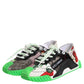 Dolce & Gabbana Multicor DG Logo Leopard Cherry Sneaker Shoes