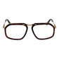 Ermenegildo Zegna Burgundy Men Optical Frames