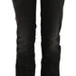 John Galliano Black Washed Mid Waist Regular Leg Skinny Denim Jeans