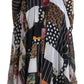 Dolce & Gabbana Multicolor Patchwork Floral Leopard Dress