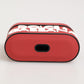 Dolce & Gabbana Red White Silicone Embossed Logo Accessory Airpods Case